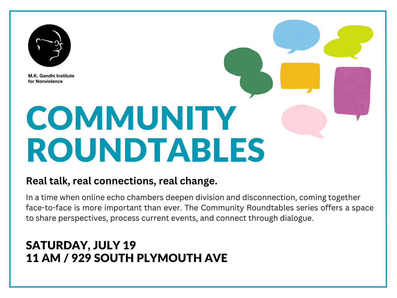 july community roundtables